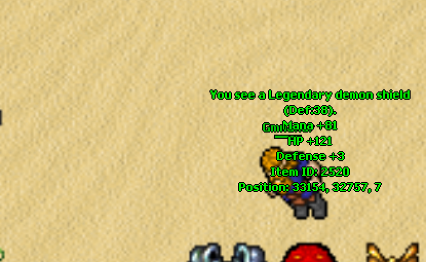 Legendary item attributes